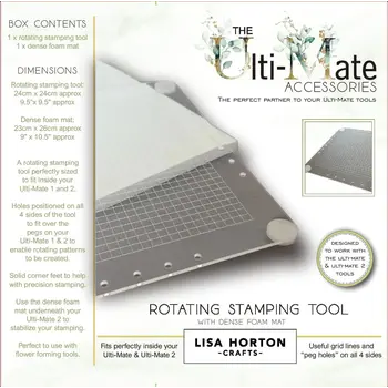 LISA HORTON CRAFTS LISA HORTON CRAFTS THE ULTI-MATE MULTI ACCESSORIES ROTATING STAMPING TOOL