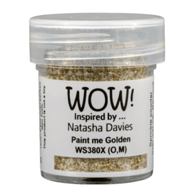 WOW! WOW! NATASHA DAVIES PAINT ME GOLDEN EMBOSSING GLITTER