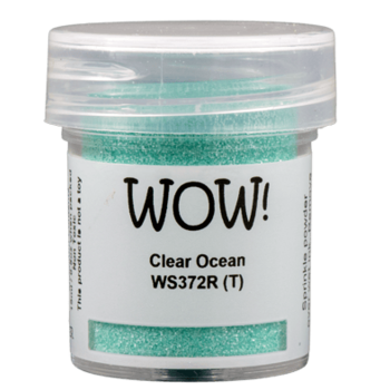 WOW! WOW! CLEAR OCEAN EMBOSSING GLITTER 0.5OZ