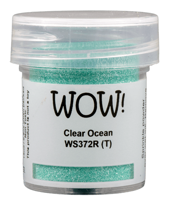 WOW! WOW! CLEAR OCEAN EMBOSSING GLITTER 0.5OZ