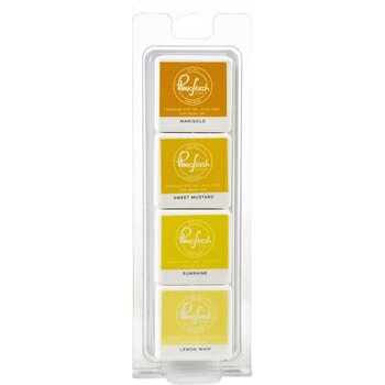PINKFRESH PINKFRESH STUDIO RISE AND SHINE PREMIUM DYE CUBE INK PADS 4/PK