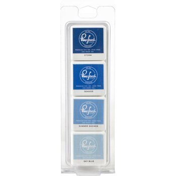 PINKFRESH PINKFRESH STUDIO MORNING SKY PREMIUM DYE CUBE INK PADS 4/PK