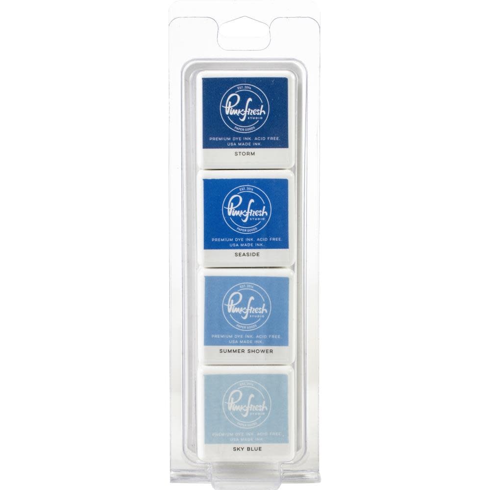PINKFRESH PINKFRESH STUDIO MORNING SKY PREMIUM DYE CUBE INK PADS 4/PK