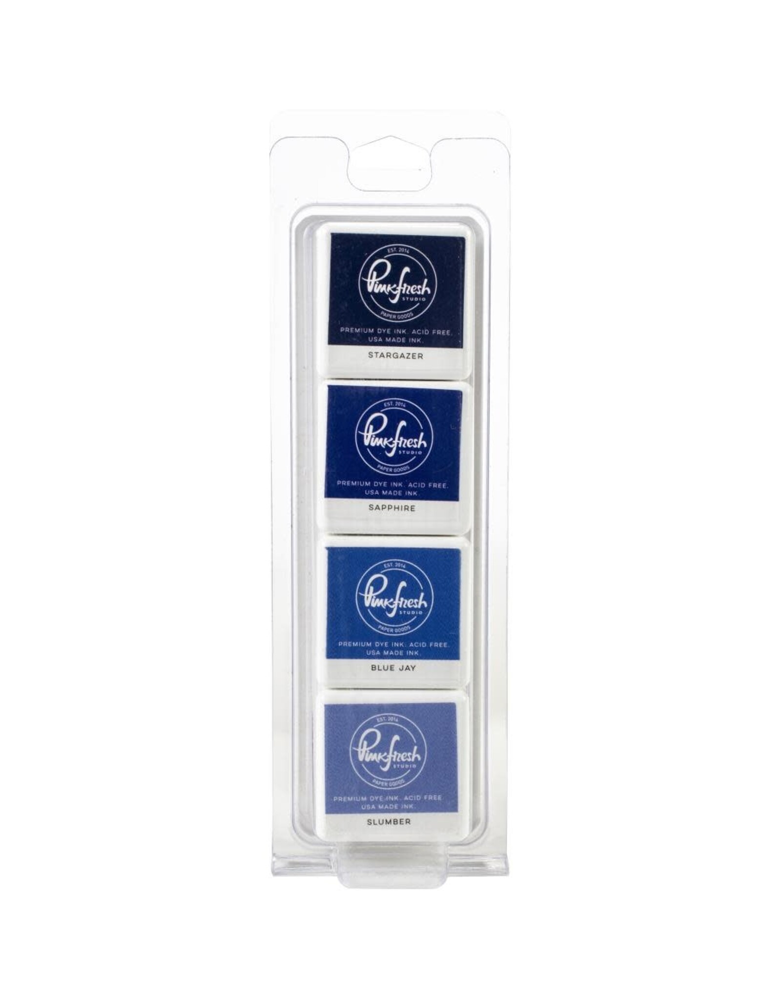 PINKFRESH PINKFRESH STUDIO STARRY NIGHT PREMIUM DYE CUBE INK PADS 4/PK