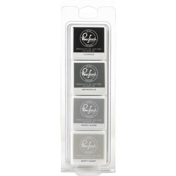 PINKFRESH PINKFRESH STUDIO URBAN RAINCOAT PREMIUM DYE CUBE INK PADS 4/PK
