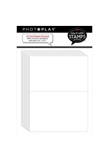 PHOTOPLAY PAPER PHOTOPLAY SAY IT WITH STAMPS A2 CARD BASES 20/PACK