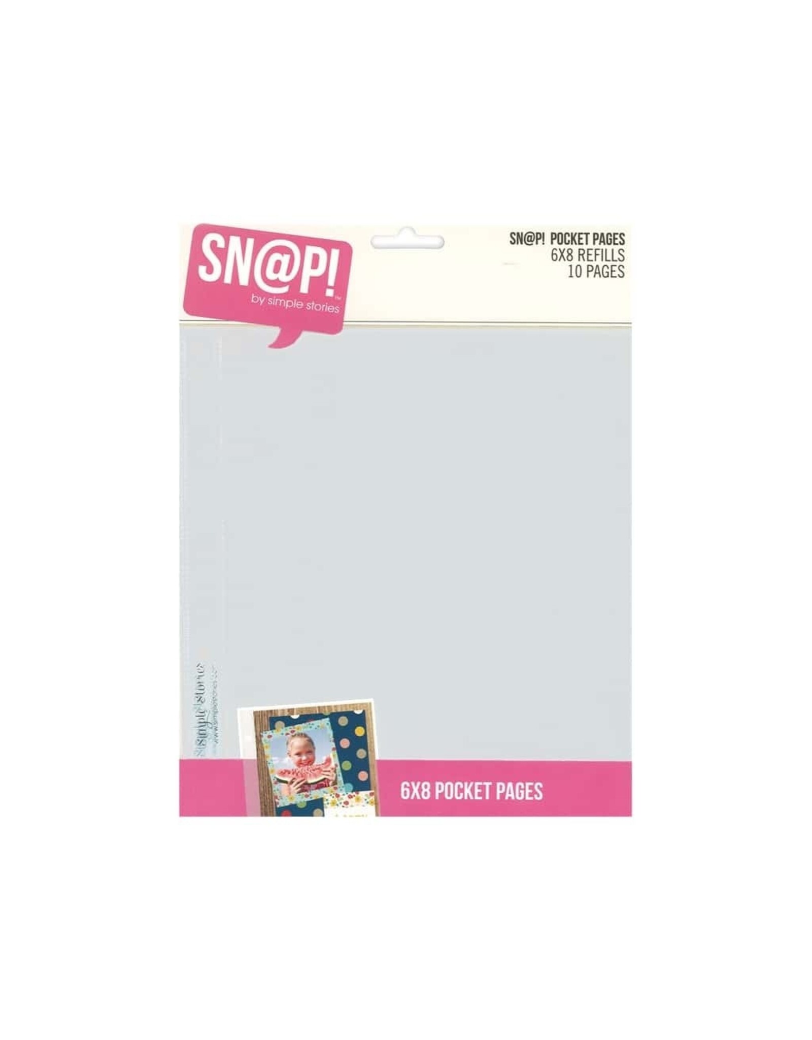 SIMPLE STORIES SIMPLE STORIES SN@P! 6X8 POCKET PAGE REFILLS 10PK