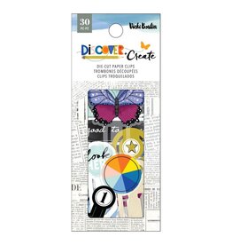 AMERICAN CRAFTS AMERICAN CRAFTS VICKI BOUTIN DISCOVER + CREATE PAPER CLIPS 30/PK
