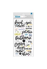 AMERICAN CRAFTS AMERICAN CRAFTS VICKI BOUTIN DISCOVER + CREATE BETTER DAYS PUFFY STICKERS 133/PK