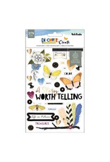 AMERICAN CRAFTS AMERICAN CRAFTS VICKI BOUTIN DISCOVER + CREATE WITH GOLD FOIL STICKER BOOK 379/PK