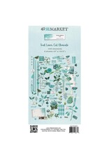 49 AND MARKET 49 AND MARKET COLOR SWATCH TEAL 6x12 LASER CUT ELEMENTS  109/PK