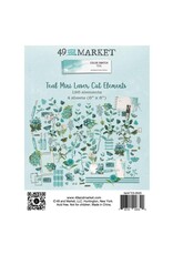 49 AND MARKET 49 AND MARKET COLOR SWATCH TEAL MINI 6x8 LASER CUT ELEMENTS  126/PK