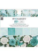 49 AND MARKET 49 AND MARKET COLOR SWATCH TEAL 12x12 COLLECTION PACK