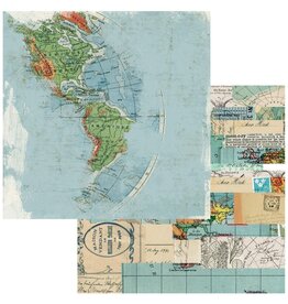 49 AND MARKET 49 AND MARKET WHEREVER THE WORLD AWAITS 12x12 CARDSTOCK