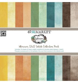 49 AND MARKET 49 AND MARKET WHEREVER SOLIDS 12x12 COLLECTION PACK