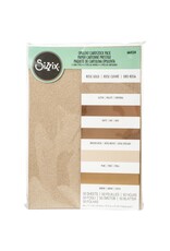 SIZZIX SIZZIX ROSE GOLD OPULENT CARDSTOCK PACK 5 TYPES/50 SHEETS