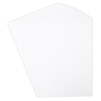 SIZZIX SIZZIX SURFACEZ WHITE SMOOTH CARDSTOCK 60 SHEETS