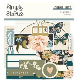 SIMPLE STORIES SIMPLE STORIES REMEMBER JOURNAL BITS 26/PK