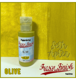 PAPER ARTSY PAPER ARTSY FRESCO FINISH OLIVE ACRYLIC PAINT 50ML