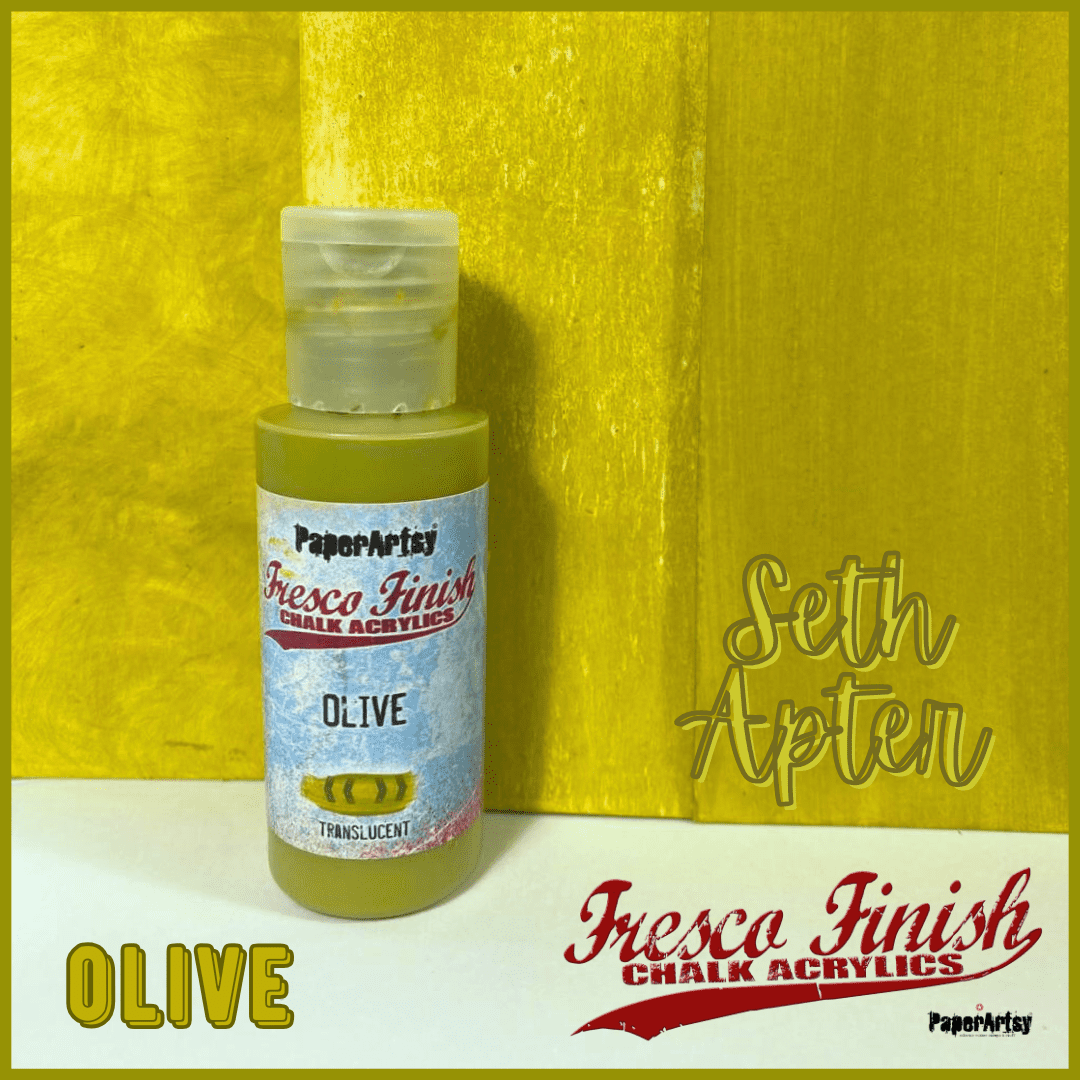 PAPER ARTSY PAPER ARTSY FRESCO FINISH SA-OLIVE ACRYLIC PAINT 50ML