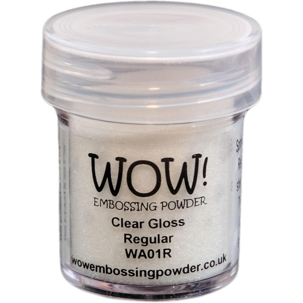 WOW! WOW! CLEAR GLOSS REGULAR EMBOSSING POWDER 0.5OZ