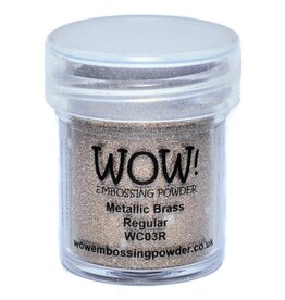 WOW! WOW! METALLIC BRASS REGULAR EMBOSSING POWDER 0.5OZ
