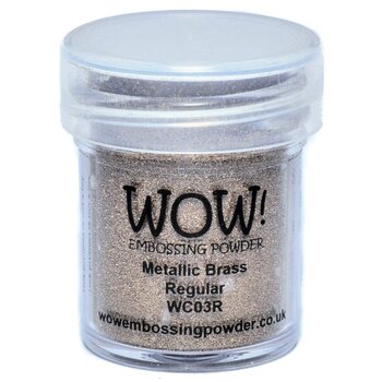 WOW! WOW! METALLIC BRASS REGULAR EMBOSSING POWDER 0.5OZ