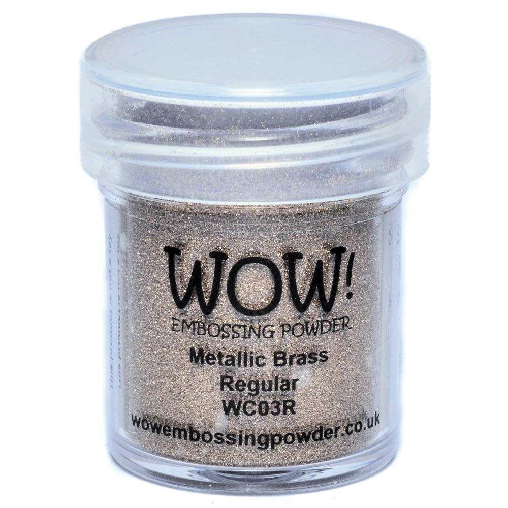WOW! WOW! METALLIC BRASS REGULAR EMBOSSING POWDER 0.5OZ