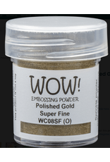 WOW! WOW! POLISHED GOLD SUPER FINE EMBOSSING POWDER 0.5OZ