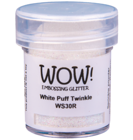 WOW! WOW! WHITE PUFF TWINKLE EMBOSSING GLITTER 0.5OZ