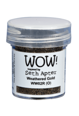 WOW! WOW! SETH APTER WEATHERED GOLD EMBOSSING POWDER 0.5OZ