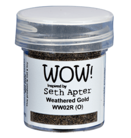 WOW! WOW! SETH APTER WEATHERED GOLD EMBOSSING POWDER 0.5OZ