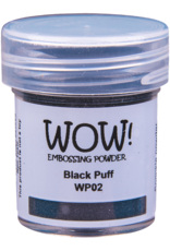 WOW! WOW! BLACK PUFF EMBOSSING POWDER 0.5OZ