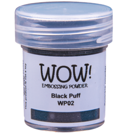 WOW! WOW! BLACK PUFF EMBOSSING POWDER 0.5OZ