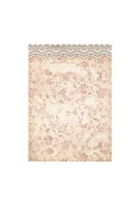 STAMPERIA STAMPERIA ROMANCE FOREVER ASSORTED A6 RICE PAPER DECOUPAGE BACKGROUNDS 10.5X14.8CM 8/PK