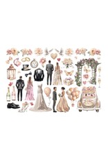STAMPERIA STAMPERIA ROMANCE FOREVER CEREMONY EDITION ADHESIVE PAPER CUT OUTS