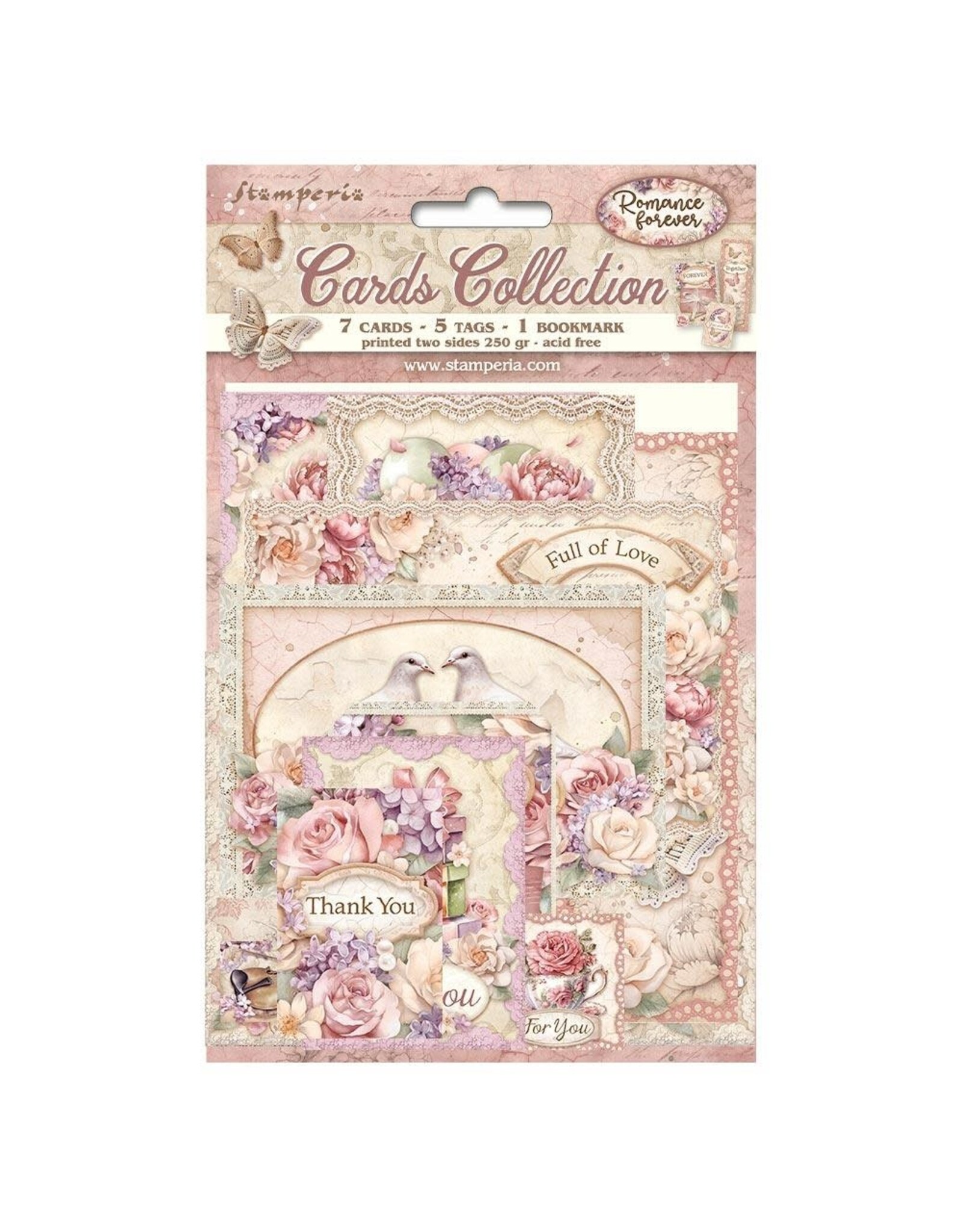 STAMPERIA STAMPERIA ROMANCE FOREVER CARDS COLLECTION