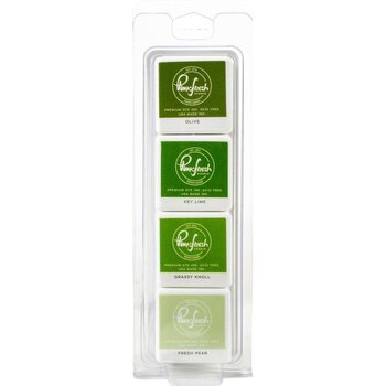 PINKFRESH PINKFRESH STUDIO OVER THE HILLS PREMIUM DYE CUBE INK PADS 4/PK