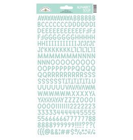 DOODLEBUG DESIGNS DOODLEBUG DESIGN MINT ALPHABET SOUP 6x13 PUFFY STICKERS