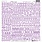 BELLA BLVD BELLA BESTIES PLUM LETTER SCRAMBLE 12x12 ALPHA CARDSTOCK STICKERS