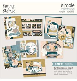 SIMPLE STORIES SIMPLE STORIES SIMPLE CARDS REMEMBER CARD KIT