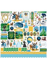 CARTA BELLA CARTA BELLA WIZARD OF OZ 12x12 ELEMENT STICKERS