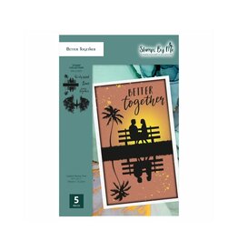 STAMPS BY ME STAMPS BY ME BETTER TOGETHER 5x7 CLEAR STAMP SET