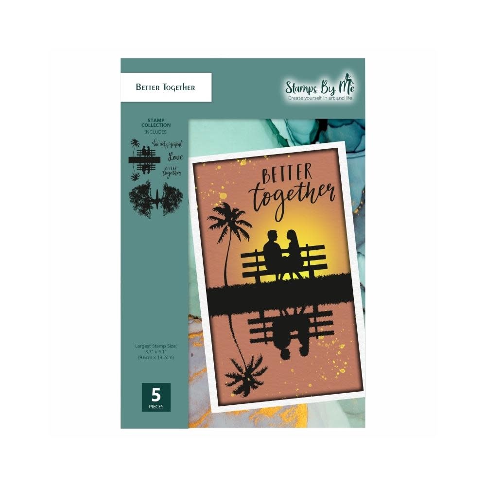 STAMPS BY ME BETTER TOGETHER 5x7 CLEAR STAMP SET Scrapbook Centrale