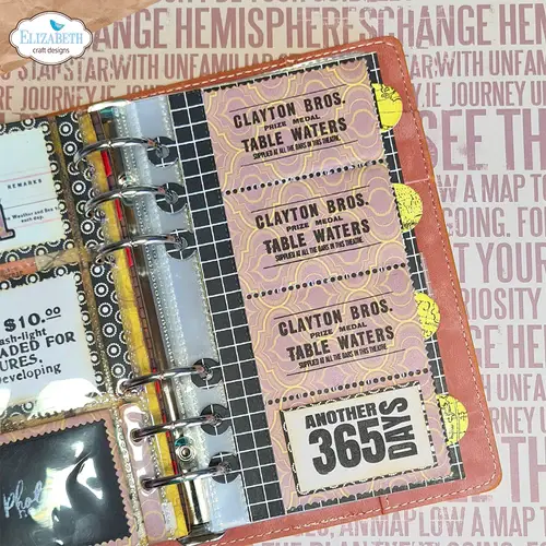 ELIZABETH CRAFT DESIGNS ELIZABETH CRAFT DESIGNS SIDEKICK PLANNER ESSENTIALS POSTAGE STAMPS FILLERS 1 DIE SET