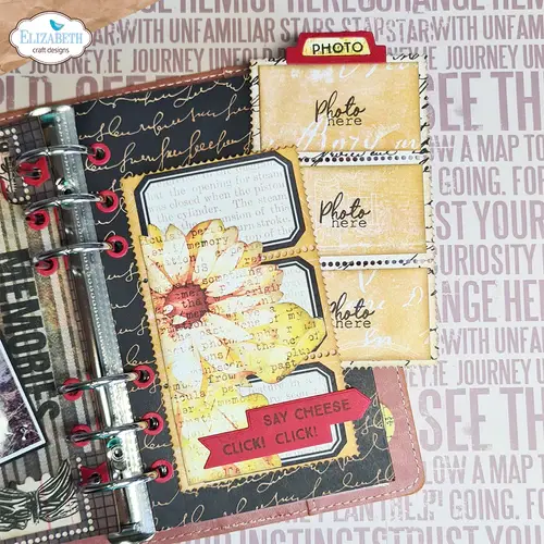 ELIZABETH CRAFT DESIGNS ELIZABETH CRAFT DESIGNS SIDEKICK PLANNER ESSENTIALS POSTAGE STAMPS FILLERS 1 DIE SET