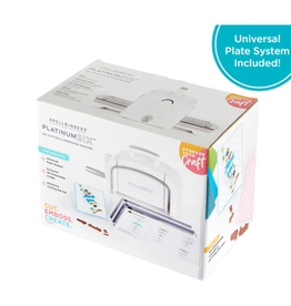 SPELLBINDERS SPELLBINDERS NEW & IMPROVED PLATINUM 6 DIE CUTTING & EMBOSSING MACHINE WITH UNIVERSAL PLATE SYSTEM