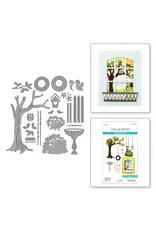 SPELLBINDERS SPELLBINDERS TINA SMITH WINDOWS WITH A VIEW COLLECTION BACKYARD HAVEN DIE SET