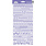 DOODLEBUG DESIGN DOODLEBUG DESIGN SUNSHINE LILAC ALPHA 6x13 CARDSTOCK STICKERS