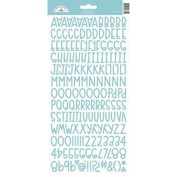 DOODLEBUG DESIGN DOODLEBUG DESIGN SUNSHINE SWIMMING POOL ALPHA 6x13 CARDSTOCK STICKERS